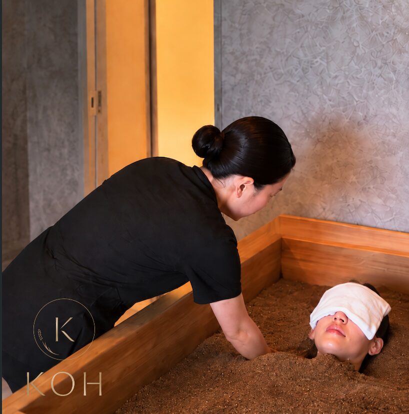 那覇おもろまちで汗をかいてリフレッシュする米ぬか酵素浴